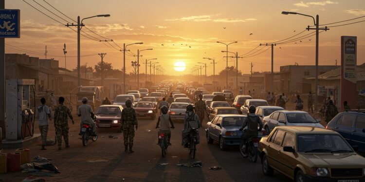 Bamako Paralysée par Blocus Jihadiste - Viral Mag Découvrez comment le blocus jihadiste plonge Bamako dans une crise majeure  pénuries de carburant électricité coupée chômage forcé Les habitants luttent quotidiennement pour survivre   Viral Mag