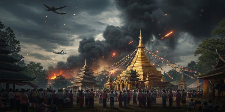 09102025   Une fête bouddhiste en Birmanie tourne au cauchemar  des bombes tuent des dizaines de civils Larmée pointe les rebelles mais que sest il vraiment passé    Viral Mag