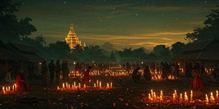 Birmanie : Tragédie Lors d’un Festival, 40 Morts - Viral Mag 07102025 Une fête bouddhiste en Birmanie tourne au cauchemar larmée bombarde la foule faisant des dizaines de victimes Que sest il passé à Chaung U Lisez pour découvrir la vérité derrière ce drame Viral Mag