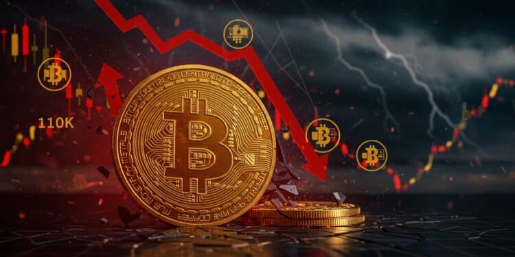 16102025   Bitcoin dégringole sous 110 000 dollars les actions crypto seffondrent de 10 à 14  Tensions commerciales et shutdown pèsent lourd Quelles conséquences pour les mineurs  La suite révèle   Viral Mag