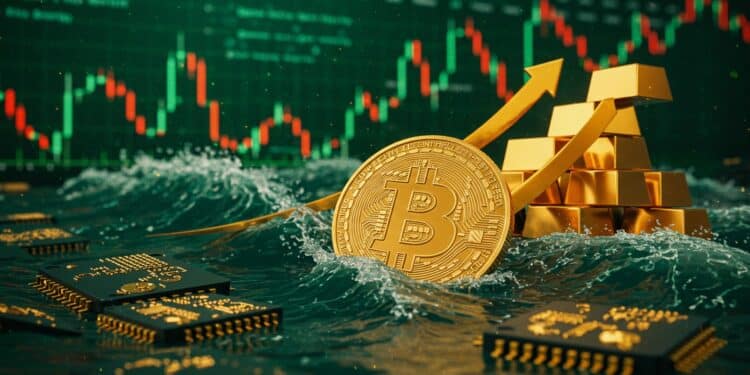 Bourse US en Hausse Grâce à TSMC et Or en Flambée - Viral Mag 16102025 Les marchés US grimpent avec limpulsion de TSMC lor explose à 4260$ lonce amid jitters géopolitiques Bitcoin tient bon à 111000$ mais une chute sous 110000$ menace Quelles surprises réservent les prochaines semaines avec les tariffs de Trump Viral Mag