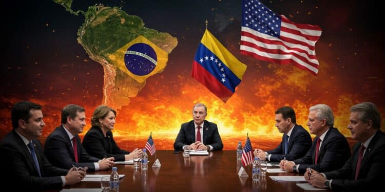 Brésil-USA : Tensions et Diplomatie en Amérique du Sud - Viral Mag Le Brésil soppose à une intervention US au Venezuela et négocie la levée des surtaxes Découvrez les enjeux diplomatiques et économiques   Viral Mag