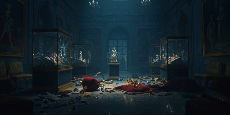 Cambriolage au Louvre : Huit Bijoux d’Exception Volés - Viral Mag 19102025 Un commando a dérobé huit bijoux inestimables au Louvre laissant une couronne derrière Qui sont ces voleurs audacieux Lenquête sintensifie Viral Mag