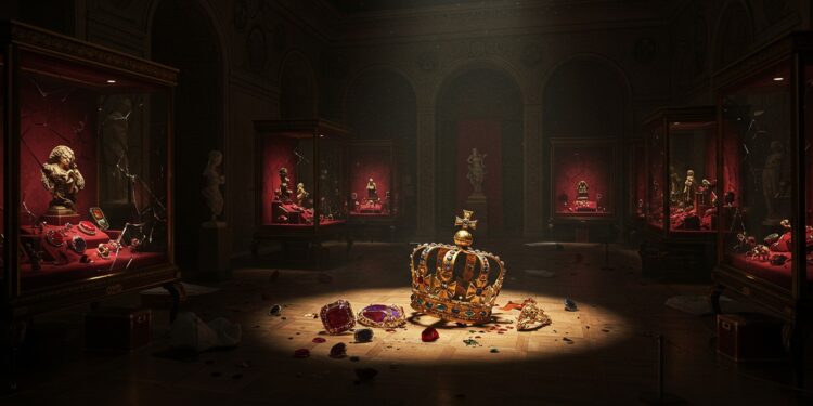 19102025   Un cambriolage audacieux au Louvre secoue la France Les joyaux de la couronne dérobés révèlent des failles profondes Que dit ce vol de notre société    Viral Mag