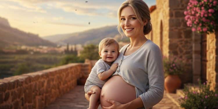 20102025   À 46 ans Caroline Ithurbide annonce sa 3e grossesse en direct  Entre confidences sur sa fille et son couple elle rayonne Quel prénom choisira t elle    Viral Mag