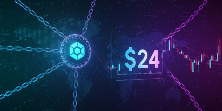 Chainlink Vise : Explosion des Nouveaux Portefeuilles - Viral Mag 03102025 Chainlink grimpe à 52 porté par 2000 nouveaux portefeuilles et une adoption institutionnelle Résistance à en vue va t elle céder Viral Mag