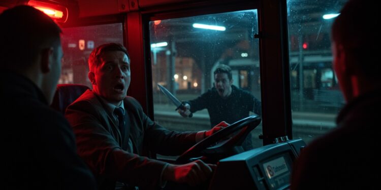 Chauffeur Menacé au Couteau Perd Son Emploi - Viral Mag Découvrez lhistoire choquante dun chauffeur de bus à Bruxelles agressé par trois jeunes armés dun couteau Paniqué il heurte légèrement un agresseur et se retrouve licenciAnalysant lincident  Larticle décrit un chauffeur de bus de 33 ans à Bruxelles Midi qui a été menacé par trois jeunes avec un couteau le 17 août dernier é Injustice ou sécurité    Viral Mag