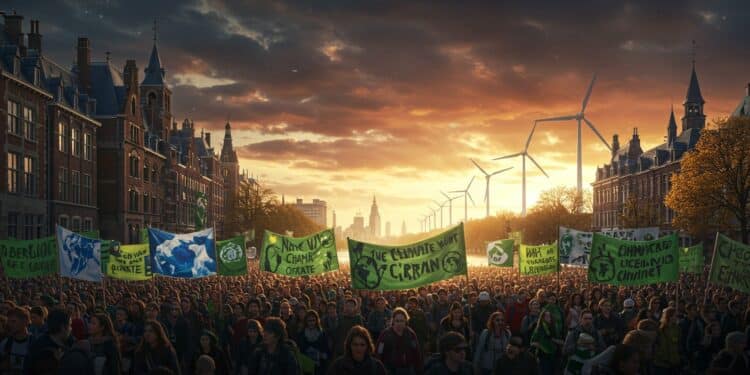 Climat en Crise : La Marche des Pays-Bas Avant les Élections - Viral Mag Des milliers manifestent à La Haye pour le climat avant les élections Découvrez pourquoi ce sujet brûlant est éclipsé par dautres priorités électorales   Viral Mag