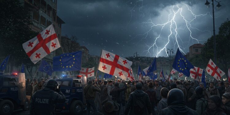 Crise en Géorgie : Élections Locales Sous Tension - Viral Mag 01102025 La Géorgie au bord du chaos avant des élections locales cruciales Lopposition appelle à manifester contre un pouvoir accusé de trahir lEurope Que va t il se passer samedi Viral Mag