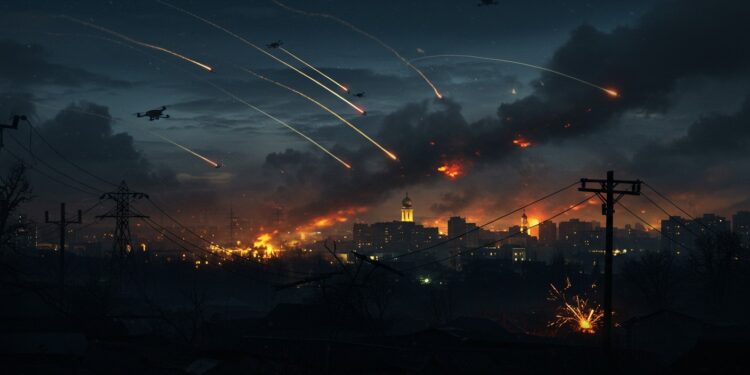 10102025   Kiev plongée dans le noir après une attaque russe massive Électricité et eau coupées infrastructures visées Comment lUkraine résiste t elle face à cette crise  Cliquez pour en savoir plus   Viral Mag