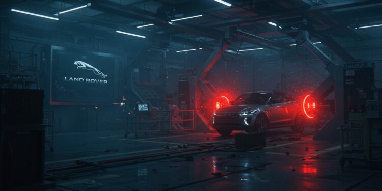 Cyberattaque Dévaste la Production Automobile Britannique - Viral Mag Une cyberattaque paralyse Jaguar Land Rover faisant chuter la production auto britannique de 27 Découvrez limpact sur lindustrie et les mesures prises   Viral Mag