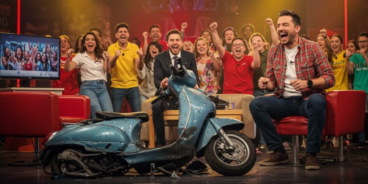 Cyril Hanouna Fait Scandale : Scooter Détruit en Direct ! - Viral Mag 01102025 Cyril Hanouna orchestre un happening délirant dans TBT9 un scooter détruit en direct Rires cris et excuses que sest il vraiment passé Cliquez pour tout savoir Viral Mag