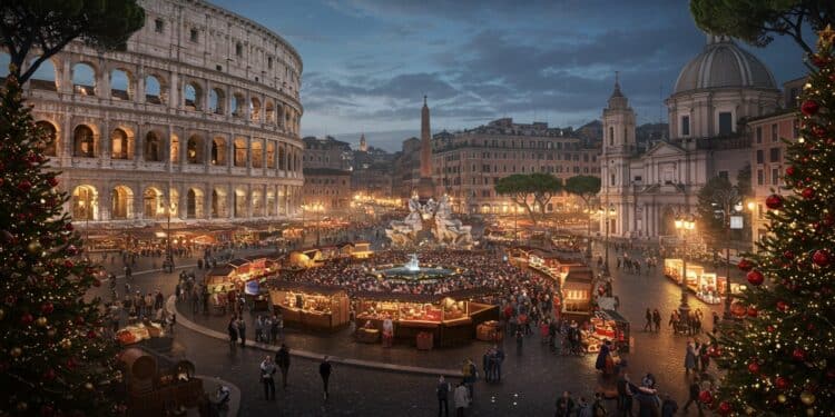 Découvrir Rome En Décembre : Activités Et Ambiance Festive - Viral Mag Explorez Rome en décembre climat doux marchés de Noël patinoires et monuments incontournables Découvrez les activités festives et réservez votre séjour Viral Mag
