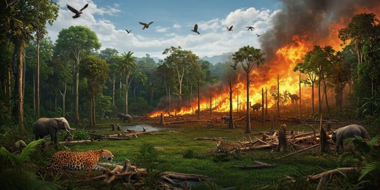 Déforestation : Un Ralentissement Fragile Menace la Planète - Viral Mag 21102025 Chaque heure 12 km² de forêts disparaissent Le Brésil lutte mais lAmazonie souffre Quelles solutions pour sauver nos poumons verts Lisez pour découvrir Viral Mag