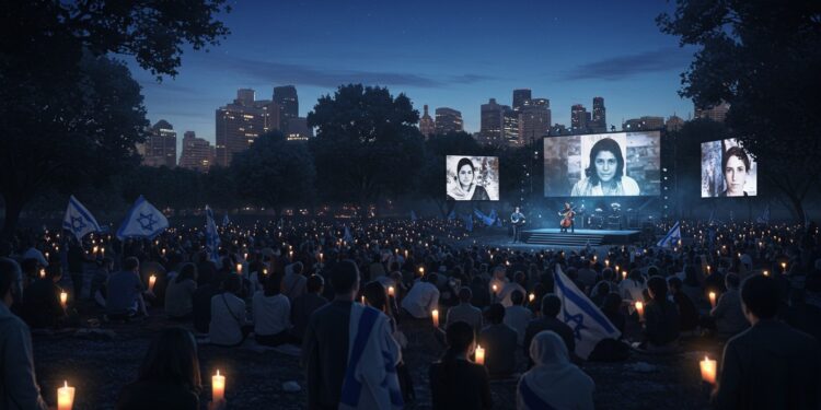 08102025   Tel Aviv pleure et espère lors dune cérémonie pour le 2e anniversaire du 7 octobre Musique hommages et appels à libérer les otages émeuvent la foule Que sest il passé    Viral Mag