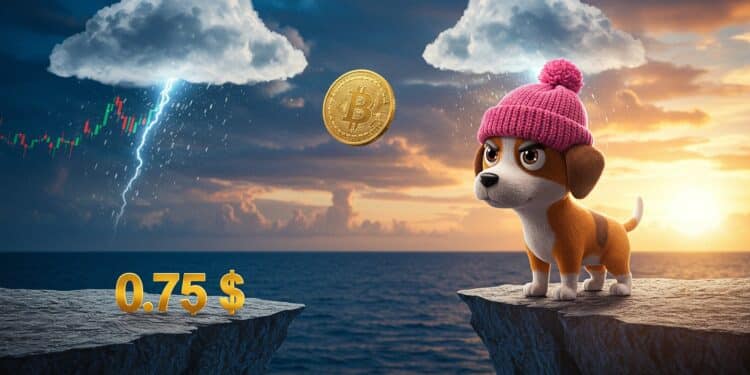 Dogwifhat Résiste À 0,75$ : Inversion Bullish Imminente ? - Viral Mag 09102025 Le Dogwifhat défie la gravité à 075$ alors que le marché crypto tremble Des signes techniques pointent vers une inversion explosive mais un faux pas pourrait tout changer Vers les sommets ou le gouffre La réponse se dessine maintenant Viral Mag