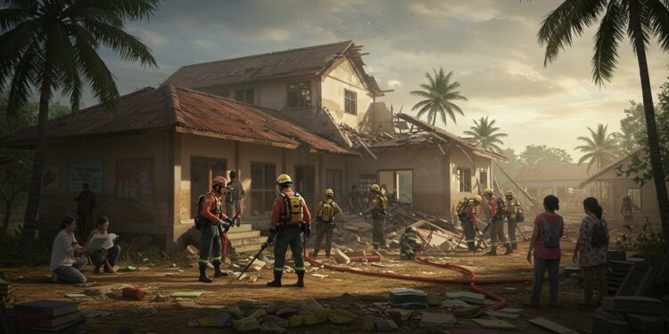 Drame en Indonésie : 91 Personnes sous les Décombres - Viral Mag 01102025 Un effondrement tragique dune école en Indonésie piège 91 personnes Les secours luttent contre le temps Que reste t il despoir sous les décombres Lisez la suite Viral Mag