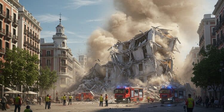07102025   Un immeuble seffondre à Madrid près de la Plaza Mayor  4 disparus 10 blessés Les secours fouillent les décombres Que sest il passé  Lisez pour découvrir   Viral Mag