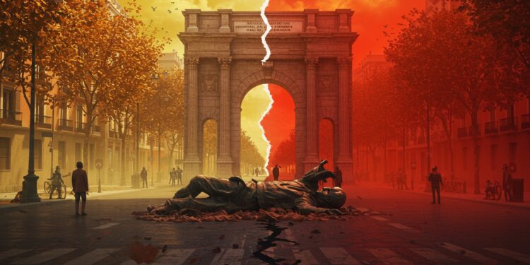 Espagne : Effacer l’Héritage Franquiste des Rues - Viral Mag LEspagne annonce la suppression des symboles franquistes en 2025 marquant le 50e anniversaire de la mort de Franco Une initiative qui divise profondément Viral Mag