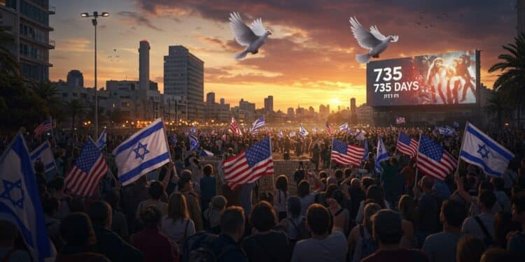 11102025   À Tel Aviv lespoir renaît pour la libération des otages de Gaza après un cessez le feu historique Entre joie et inquiétude que réserve cet accord  Lisez la suite   Viral Mag