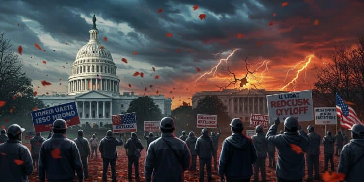 06102025   Alors que le shutdown budgétaire américain entre dans sa deuxième semaine Donald Trump franchit une ligne rouge en licenciant des fonctionnaires fédéraux Les démocrates ripostent et léconomie vacille Mais jusquoù ira cette bataille de nerfs  Les conséquences pourraient changer la face de la politique US   Viral Mag