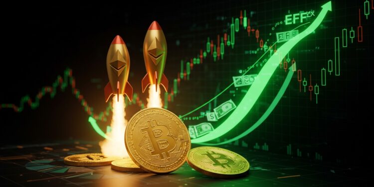 15102025   Les ETFs Bitcoin et Ethereum captent 339 millions de dollars en un jour après des sorties massives Le marché se stabilise BTC à 112k$ ETH grimpe Mais ce rebond cache t il une nouvelle tempête ou le début dun bull run    Viral Mag