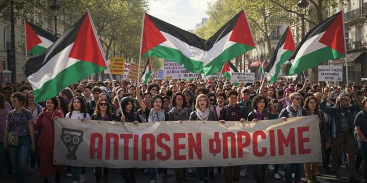 19102025   À Paris la 28e ExisTransInter mêle luttes trans et cris pour Gaza Une marche vibrante contre le fascisme Quelle portée pour ce mouvement  Lisez pour le découvrir   Viral Mag