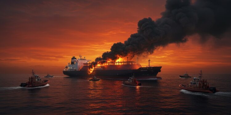 18102025   Un méthanier explose au large du Yémen un marin porté disparu Que cache cet incident dans une zone de tensions géopolitiques  Découvrez les détails   Viral Mag