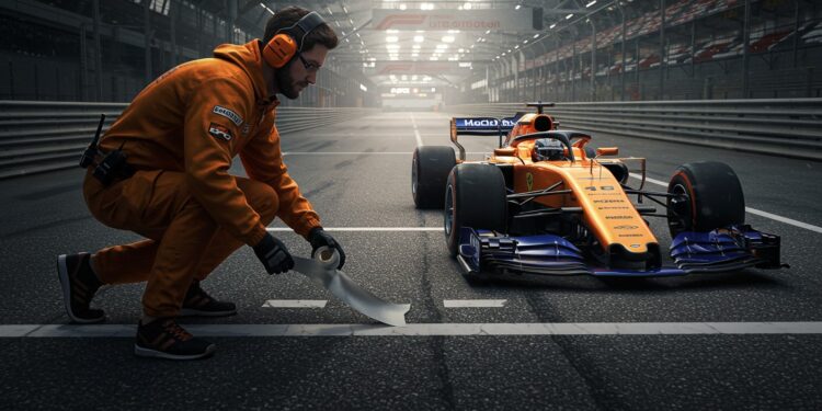 F1 : La Guéguerre du Chatterton Secoue le Paddock - Viral Mag Un mécanicien arrache un scotch une amende de 50 000 $ tombe  plongez dans la rivalité Red Bull McLaren au GP du Mexique Découvrez les détails de cette escarmouche insolite en F1    Viral Mag