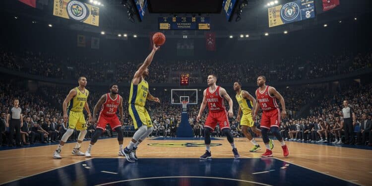 Fenerbahçe vs Paris : Duel Épique en Euroligue 2025 - Viral Mag 01102025 Fenerbahçe et Paris saffrontent en Euroligue 2025 dans un duel brûlant Qui dominera à Istanbul Découvrez les enjeux et les stars à suivre Viral Mag