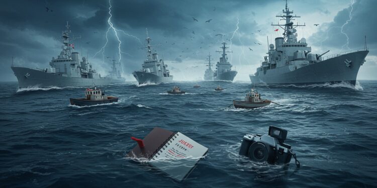 03102025   Plus de 20 journalistes arrêtés lors de linterception dune flottille pour Gaza Quelles conséquences pour la liberté de la presse et laide humanitaire  Découvrez les détails troublants   Viral Mag