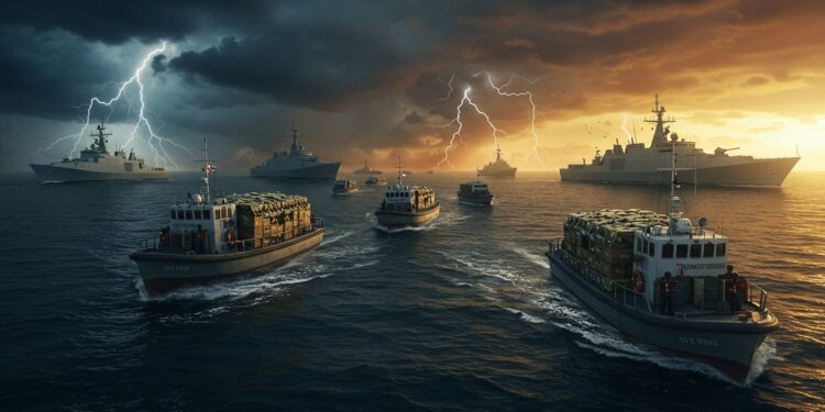 Flottille pour Gaza : Arraisonnement et Crise Humanitaire - Viral Mag 01102025 Une flottille humanitaire pour Gaza arraisonnée par Israël Que vont devenir les militants Quelles conséquences pour laide à Gaza La tension monte en Méditerranée Viral Mag