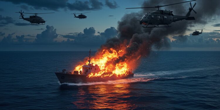 03102025   Les États Unis frappent encore les narco trafiquants au large du Venezuela tuant quatre personnes Une guerre sans fin  Découvrez les dessous de ce conflit explosif   Viral Mag