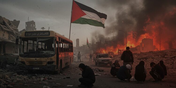 18102025   Un bus de déplacés visé à Gaza  neuf morts dont quatre enfants Que sest il passé  Le cessez le feu tiendra t il  Découvrez les détails   Viral Mag