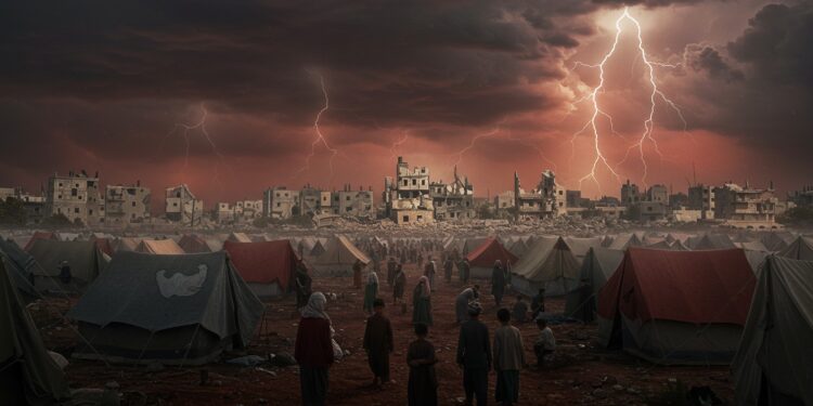 03102025   LONU qualifie les zones de sécurité à Gaza de farce Entre bombardements et surpopulation ces refuges sont ils une illusion Découvrez la vérité   Viral Mag