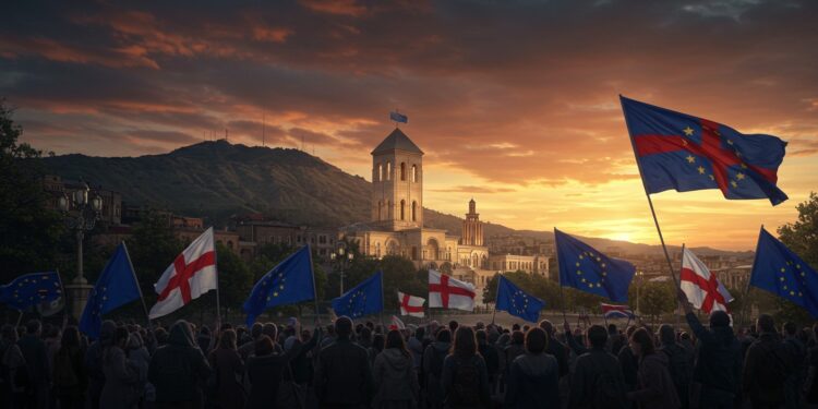 Géorgie : Crise Politique et Résistance Populaire - Viral Mag 21102025 Depuis un an la Géorgie défie le pouvoir en place Entre répression et espoir européen la lutte sintensifie Une étincelle suffira t elle à changer le destin du pays Viral Mag