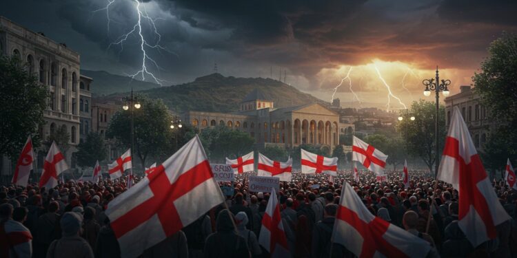 04102025   En Géorgie les élections locales de 2025 réveillent la colère Lopposition appelle à manifester face à un pouvoir accusé de dérive autoritaire La rue sembrase mais jusquoù ira la contestation    Viral Mag