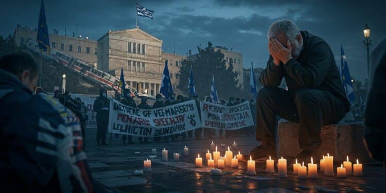 Grèce : Un Père en Quête de Justice Après la Tragédie Ferroviaire - Viral Mag 08102025 Un père affamé depuis 23 jours devant le Parlement grec obtient justice pour son fils victime dun crash ferroviaire La vérité éclatera t elle enfin sur cette tragédie Viral Mag