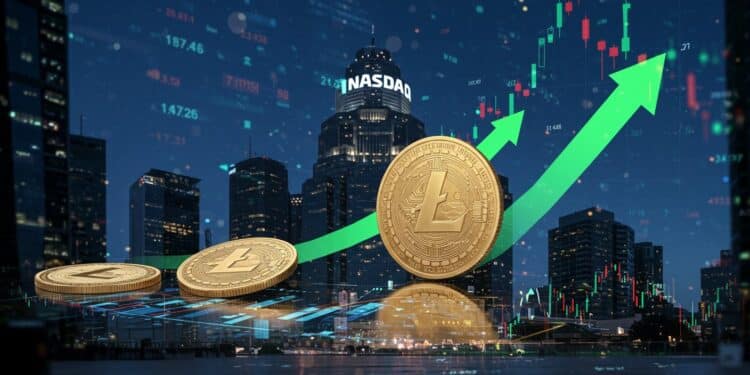 HBAR et Litecoin Explosent Avant ETFs - Viral Mag Découvrez pourquoi HBAR bondit de 18 et Litecoin de 5 avant leurs ETFs NASDAQ Analyse des impacts malgré shutdown US et perspectives altcoins   Viral Mag