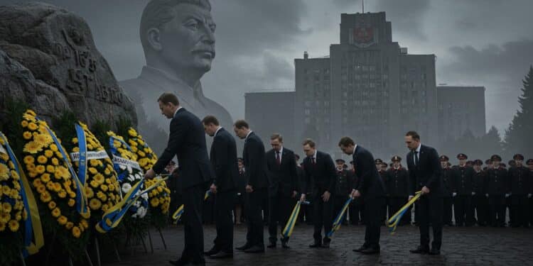 Hommage à Moscou aux Victimes Soviétiques - Viral Mag Découvrez comment des diplomates occidentaux honorent les victimes des répressions staliniennes à Moscou face à une Russie accusée de réhabiliter Staline et dinstrumentaliser lhistoire   Viral Mag