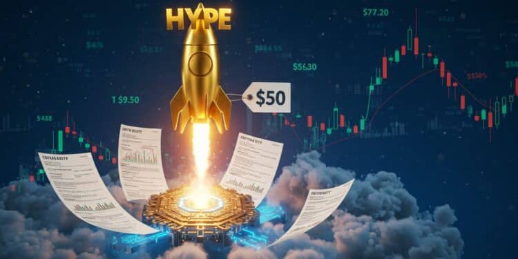 Hyperliquid Vers 50 Dollars Avec ETF HYPE - Viral Mag Découvrez pourquoi le prix Hyperliquid vise 50$ suite au dépôt ETF par 21Shares Analyse marché catalyseurs haussiers et perspectives explosives pour HYPE   Viral Mag