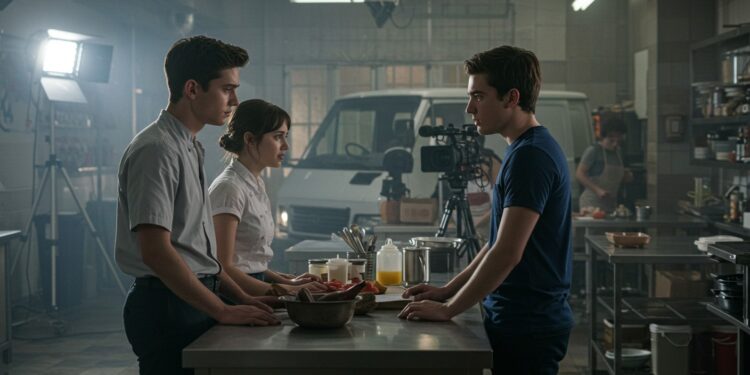 16102025   Morgan Jallu plonge dans Ici tout commence avec un défi colossal  une scène dadieu émouvante dès le premier jour avec Thomas Vilan Chargés démotions à 8h du matin sans se connaître Mais que réserve la suite avec ce triangle amoureux naissant    Viral Mag