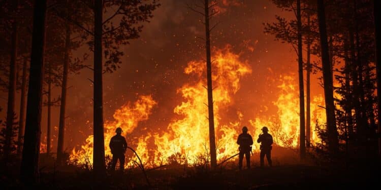 04102025   Un incendie dévastateur frappe la forêt dÉcault touchant 4 000 m² Les pompiers et la gendarmerie mobilisés Un camp de migrants en cause  Lenquête progresse   Viral Mag