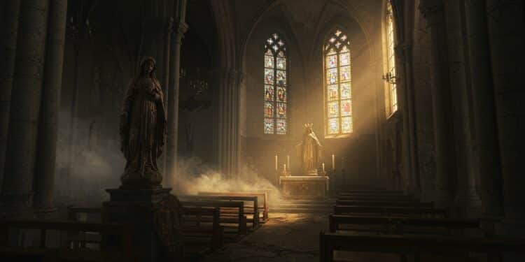 04102025   Un incendie criminel frappe une église à La Châtre visant une statue de la Vierge Que sest il passé  Lenquête progresse mais des questions demeurent   Viral Mag