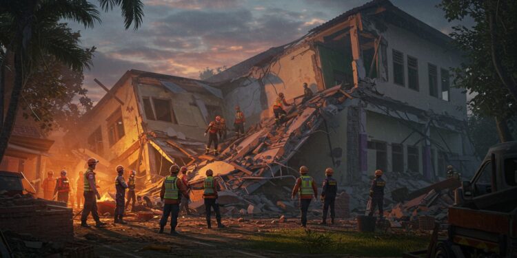 07102025   Une école seffondre en Indonésie faisant 67 morts Quelles sont les causes de ce drame  Les secours sachèvent mais les questions persistent   Viral Mag