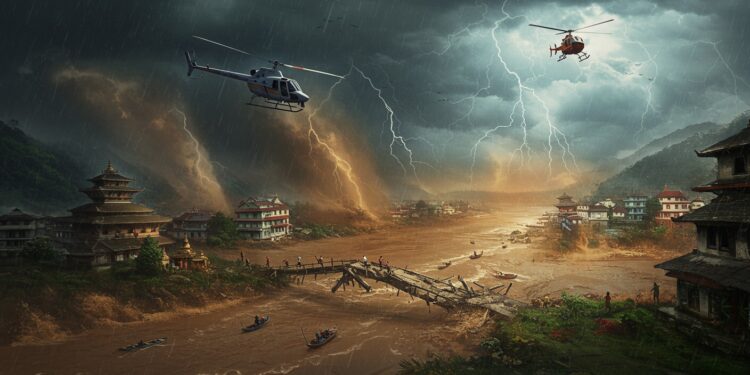 Inondations au Népal et en Inde : 60 Morts, Drame Climatique - Viral Mag 05102025 Pluies dévastatrices au Népal et en Inde 60 morts villages isolés secours en action Le climat aggrave t il ces drames Cliquez pour découvrir lampleur de la catastrophe Viral Mag