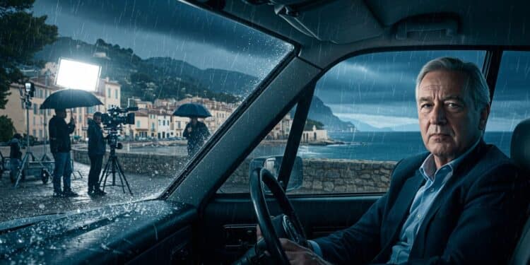 Jean-Luc Reichmann Menacé par Tempête sur Tournage - Viral Mag Jean Luc Reichmann affronte une violente tempête lors du tournage de Léo Mattéï à Port de Bouc Inquiétudes des fans ambiance sur le plateau découvrez les coulisses dune production sous pression météo Viral Mag