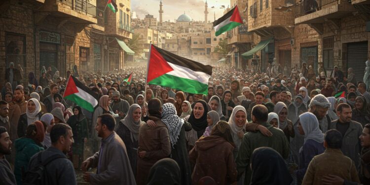 Jour de Joie à Ramallah : Retrouvailles et Espoir - Viral Mag 13102025 À Ramallah la foule acclame les prisonniers libérés dans une ambiance démotion et despoir Mais derrière la joie la guerre pèse encore Que réserve lavenir Viral Mag