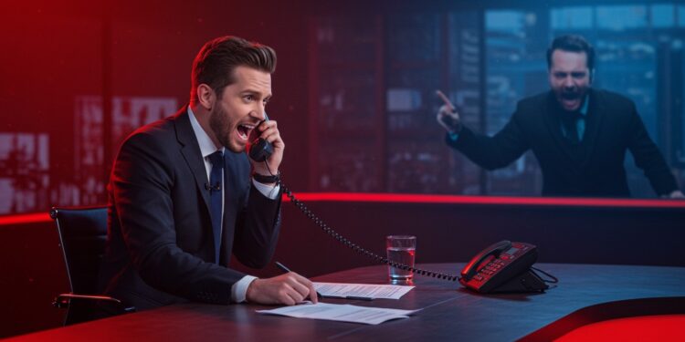 Julien Courbet Menacé en Direct : Tension à la Télé - Viral Mag Julien Courbet face à des menaces choquantes en direct sur M6RTL Découvrez comment lanimateur a géré cette confrontation tendue avec humour et aplomb Viral Mag