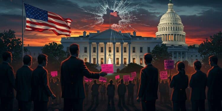 11102025   Imaginez des milliers de fonctionnaires fédéraux recevant leur avis de licenciement en pleine crise budgétaire Donald Trump hausse le ton face aux démocrates récalcitrants transformant le shutdown en arme politique Mais jusquoù ira cetteAnalysant la demande  La demande concerne la génération dun article de blog en français sur un sujet politique américain escalade qui paralyse les États Unis Les militaires sans solde approchent   Viral Mag